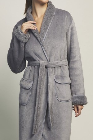 bata-larga-invierno-gris-mujer-selmark-homewear-bolsillos-cinturon-PC086-022