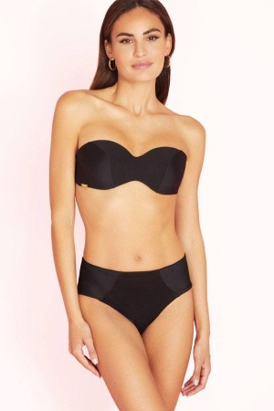 bikini-bandeau-negro-selmark-sin-tirantes-aros-BF016-C40