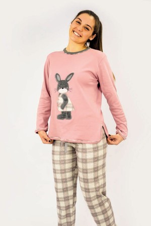 pijama-mujer-invierno-teresa-conejo-cuadros-rosa-21113