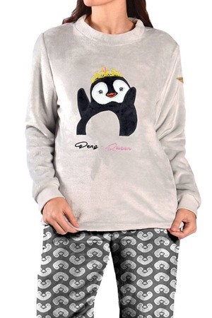 pijama-largo-invierno-mujer-coralina-peng-queen-prp2032-privata-gris