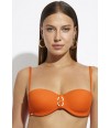 bikini-bandeau-selmark-mujer-naranja-liso-braga-BH216-BH202