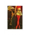 Panty dibujo calado en color rojo de Emilio Cavallini 5D31.1.52