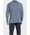 pijama-hombre-verano-manga-larga-tejano-camiseta-abierta-pantalon-largo-algodon-Massana-P221312