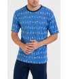 pijama-hombre-verano-massana-corto-azul-estampado-dibujos-P221321