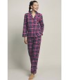 pijama-invierno-dos-piezas-mujer-selmark-homewear-cuadros-burdeos-botones-abierto-bolsillos-P7276