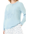 pijama-invierno-largo-mujer-lohe-estampado-hojas-azul-celeste-Y231123