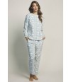 pijama-invierno-mujer-estampado-nubes-terciopelo-manga-larga-verde-selmark-homewear-P6173-008