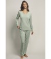 pijama-invierno-mujer-selmark-liso-terciopelo-homewear-selmark-verde-P6273
