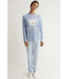 pijama-mujer-largo-invierno-promise-azul-estampado-corazones-N16952