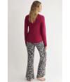 pijama-mujer-invierno-tres-piezas-promise-frambuesa-negro-flores-cinturon-N16213