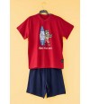 pijama-niño-color-rojo-estampado-frontal-pantalon-cuadros-kukumusu-3173