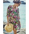 vestido-playa-verano-selmark-mare-largo-estampado-flores-hojas-blanco-BI595