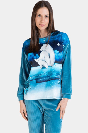 pijama-largo-invierno-mujer-polar-massana-azul-estampado-oso-P731214-295