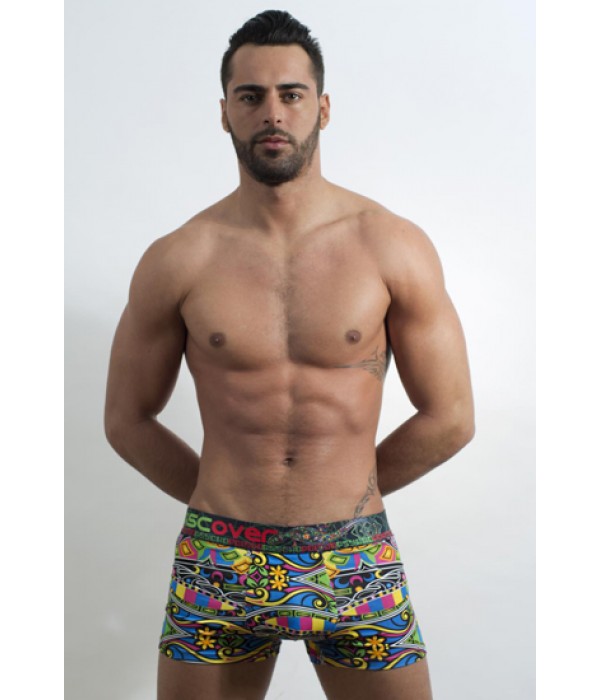 Boxer Acid Lagarto Discover Underwear estampado