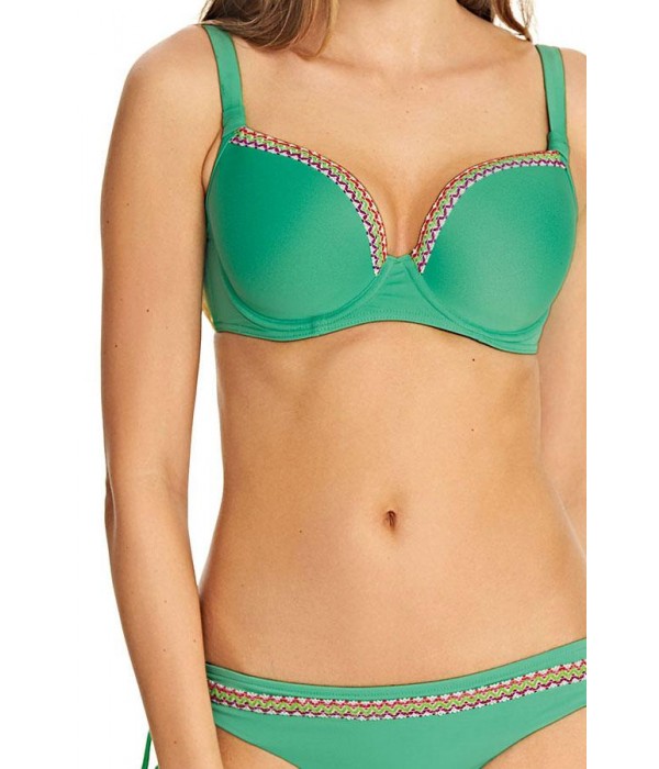 Bikini coleccion Deco Swim 3284 verde con aros de Freya