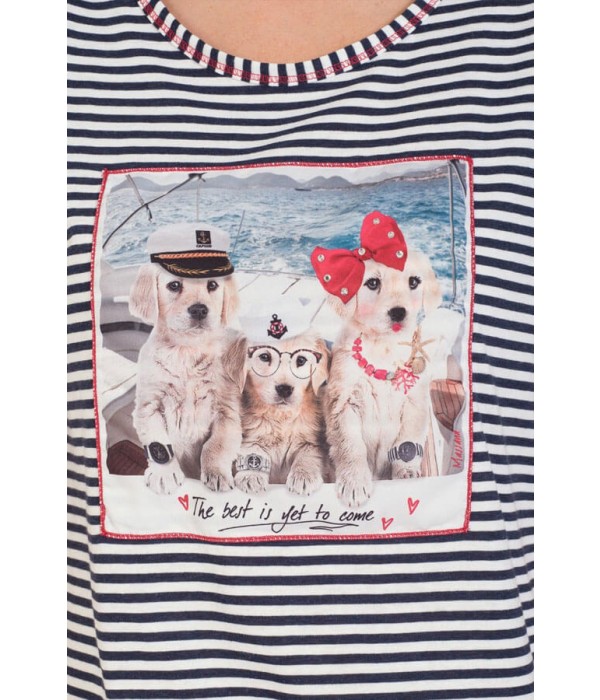 Pijama Massana dibujo perros marineros