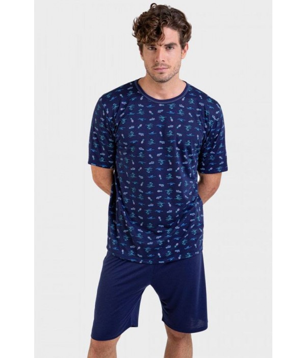 pijama-hombre-corto-verano-massana-azul-marino-estampado-p221336
