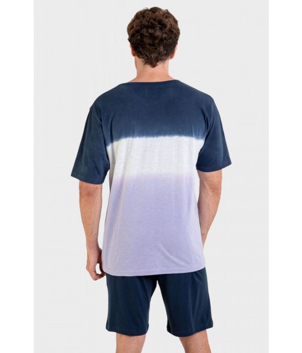 pijama-verano-hombre-azul-degradado-Massana-P221303