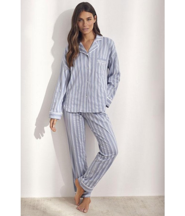 pijama-invierno-mujer-azul-marino-selmark-estampado-P4774