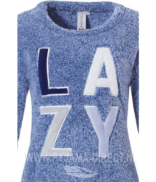 Pijama azul polar "Lazy" de invierno Rebelle
