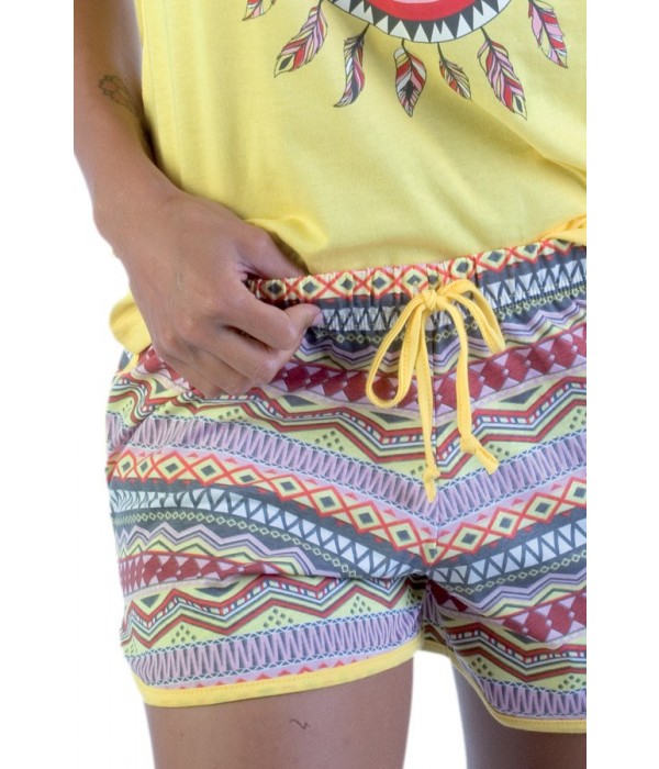 pijama-verano-tirantes-mujer-petrus-2420-amarillo